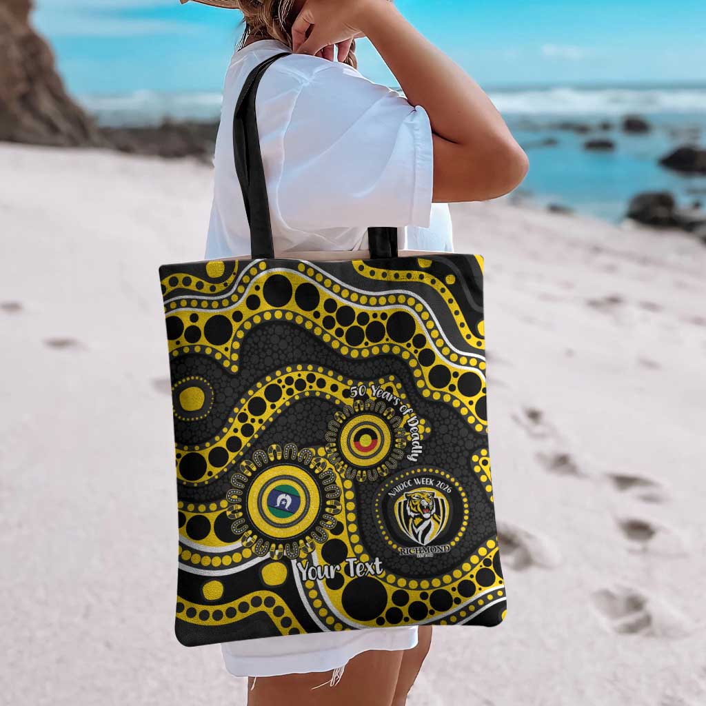 Richmond NAIDOC Week 2026 Personalised Tote Bag 50 Years of Deadly Aboriginal Art