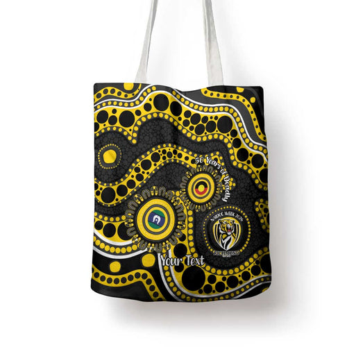 Richmond NAIDOC Week 2026 Personalised Tote Bag 50 Years of Deadly Aboriginal Art