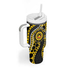 Richmond NAIDOC Week 2026 Personalised Tumbler With Handle 50 Years of Deadly Aboriginal Art