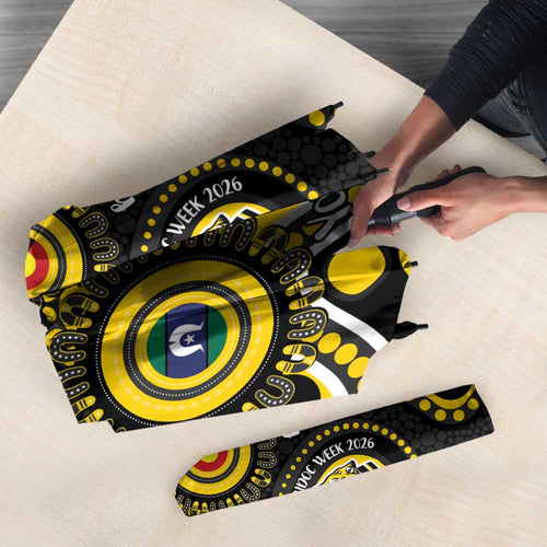 Richmond NAIDOC Week 2026 Personalised Umbrella 50 Years of Deadly Aboriginal Art