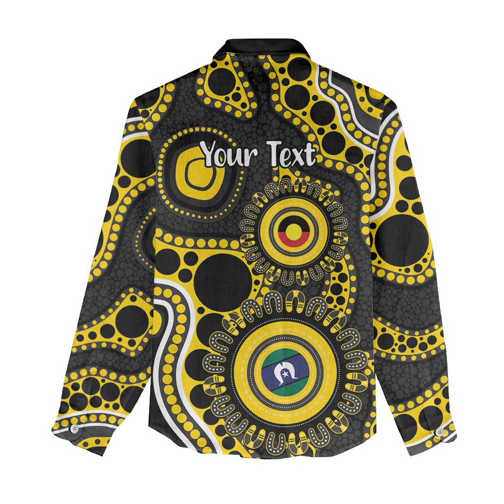 Richmond NAIDOC Week 2026 Personalised Women Casual Shirt 50 Years of Deadly Aboriginal Art