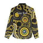 Richmond NAIDOC Week 2026 Personalised Women Casual Shirt 50 Years of Deadly Aboriginal Art