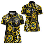 Richmond NAIDOC Week 2026 Personalised Women Polo Shirt 50 Years of Deadly Aboriginal Art