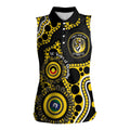 Richmond NAIDOC Week 2026 Personalised Women Sleeveless Polo Shirt 50 Years of Deadly Aboriginal Art