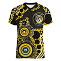 Richmond NAIDOC Week 2026 Personalised Women V-Neck T-Shirt 50 Years of Deadly Aboriginal Art