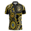 Richmond NAIDOC Week 2026 Personalised Zipper Polo Shirt 50 Years of Deadly Aboriginal Art