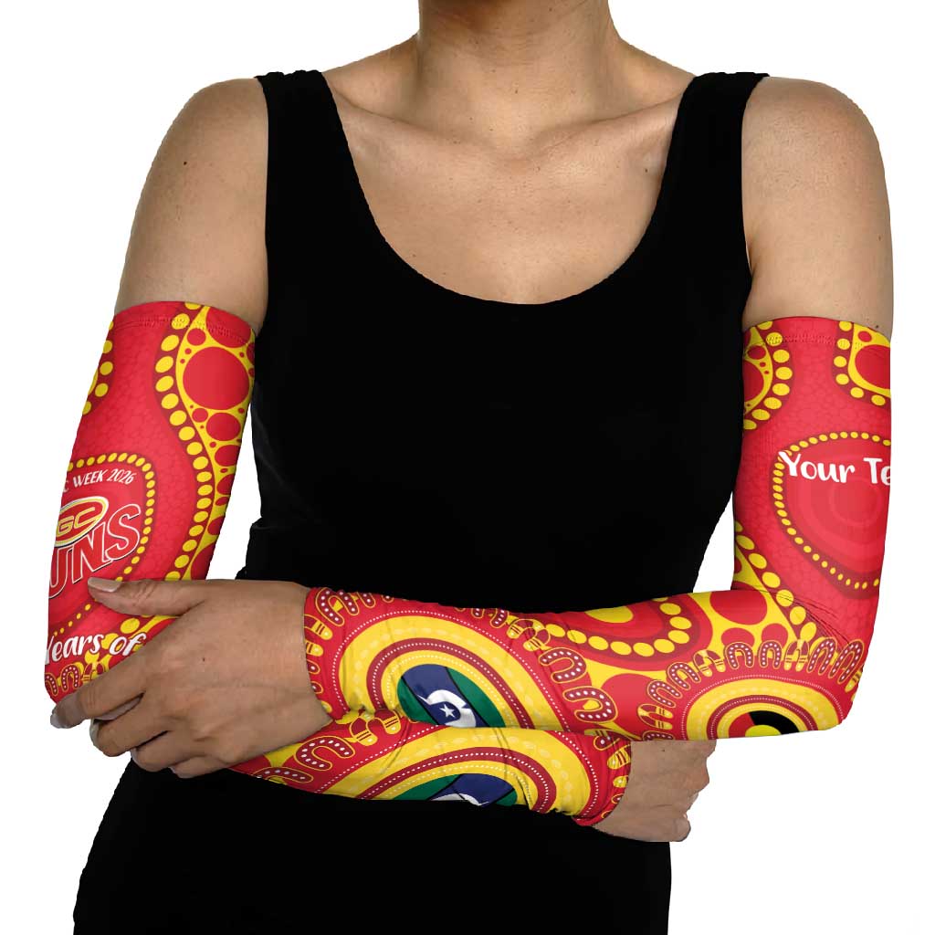 Suns NAIDOC Week 2026 Personalised Arm Sleeves 50 Years of Deadly Aboriginal Art