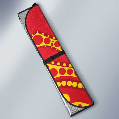 Suns NAIDOC Week 2026 Personalised Auto Sun Shade 50 Years of Deadly Aboriginal Art