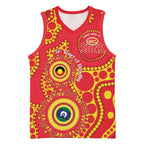 Suns NAIDOC Week 2026 Personalised Basketball Jersey 50 Years of Deadly Aboriginal Art
