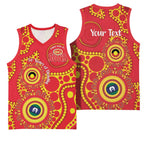 Suns NAIDOC Week 2026 Personalised Basketball Jersey 50 Years of Deadly Aboriginal Art