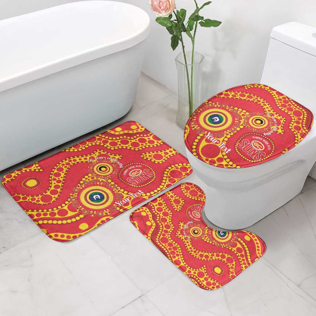 Suns NAIDOC Week 2026 Personalised Bathroom Set 50 Years of Deadly Aboriginal Art