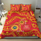 Suns NAIDOC Week 2026 Personalised Bedding Set 50 Years of Deadly Aboriginal Art