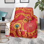 Suns NAIDOC Week 2026 Personalised Blanket 50 Years of Deadly Aboriginal Art