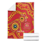 Suns NAIDOC Week 2026 Personalised Blanket 50 Years of Deadly Aboriginal Art