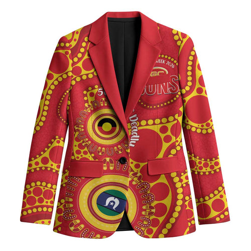 Suns NAIDOC Week 2026 Personalised Blazer 50 Years of Deadly Aboriginal Art
