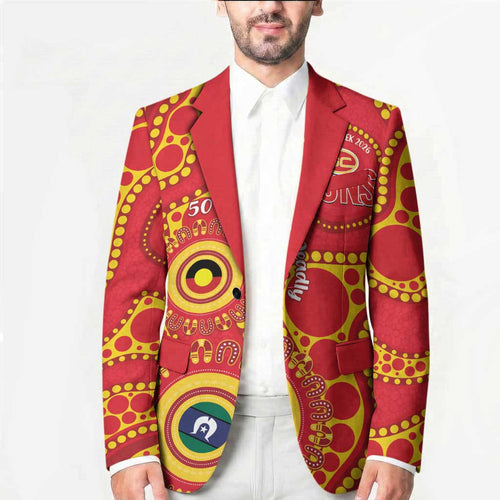 Suns NAIDOC Week 2026 Personalised Blazer 50 Years of Deadly Aboriginal Art