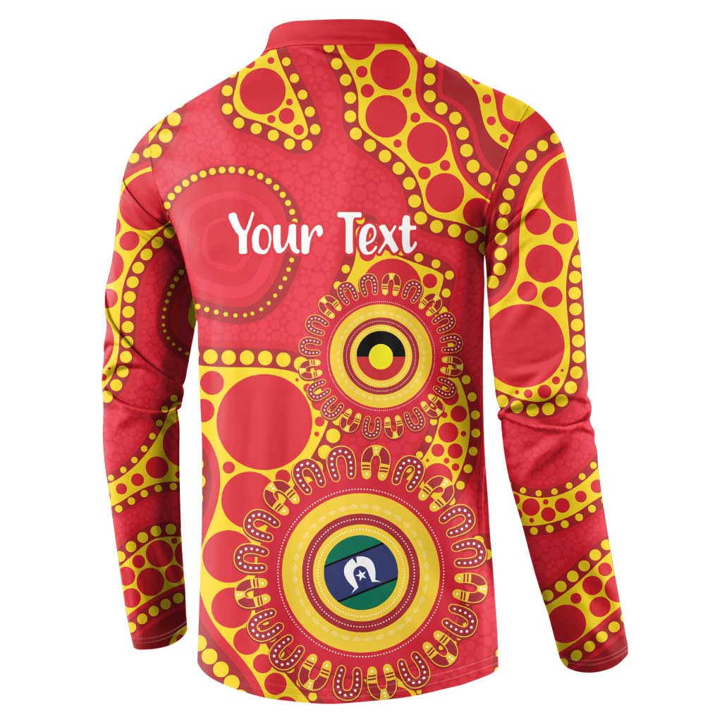 Suns NAIDOC Week 2026 Personalised Button Sweatshirt 50 Years of Deadly Aboriginal Art