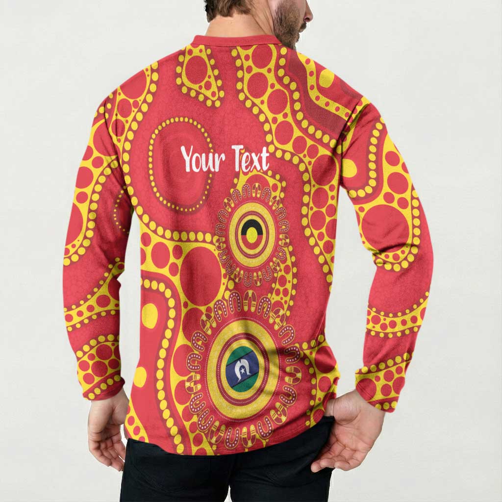 Suns NAIDOC Week 2026 Personalised Button Sweatshirt 50 Years of Deadly Aboriginal Art