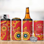Suns NAIDOC Week 2026 Personalised 4 in 1 Can Cooler Tumbler 50 Years of Deadly Aboriginal Art