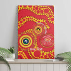 Suns NAIDOC Week 2026 Personalised Canvas Wall Art 50 Years of Deadly Aboriginal Art