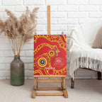 Suns NAIDOC Week 2026 Personalised Canvas Wall Art 50 Years of Deadly Aboriginal Art