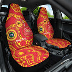 Suns NAIDOC Week 2026 Personalised Car Seat Cover 50 Years of Deadly Aboriginal Art