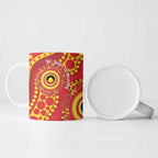 Suns NAIDOC Week 2026 Personalised Ceramic Mug 50 Years of Deadly Aboriginal Art