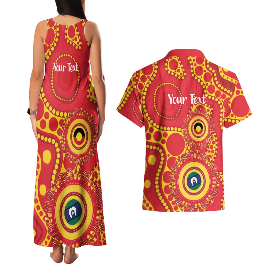 Suns NAIDOC Week 2026 Personalised Couples Matching Tank Maxi Dress and Hawaiian Shirt 50 Years of Deadly Aboriginal Art