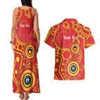 Suns NAIDOC Week 2026 Personalised Couples Matching Tank Maxi Dress and Hawaiian Shirt 50 Years of Deadly Aboriginal Art