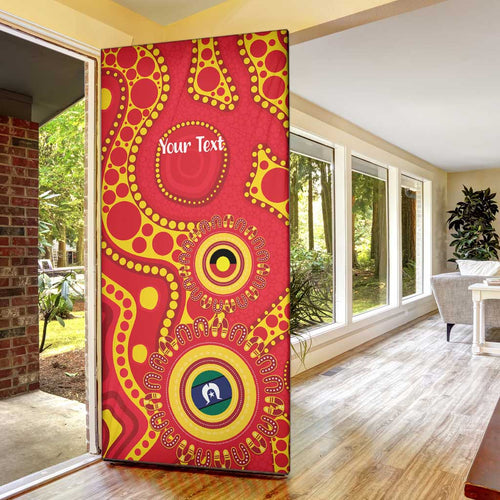 Suns NAIDOC Week 2026 Personalised Door Cover 50 Years of Deadly Aboriginal Art
