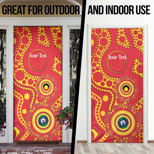 Suns NAIDOC Week 2026 Personalised Door Cover 50 Years of Deadly Aboriginal Art