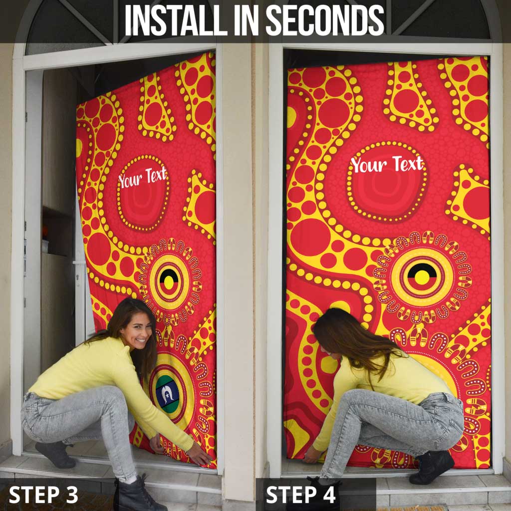 Suns NAIDOC Week 2026 Personalised Door Cover 50 Years of Deadly Aboriginal Art