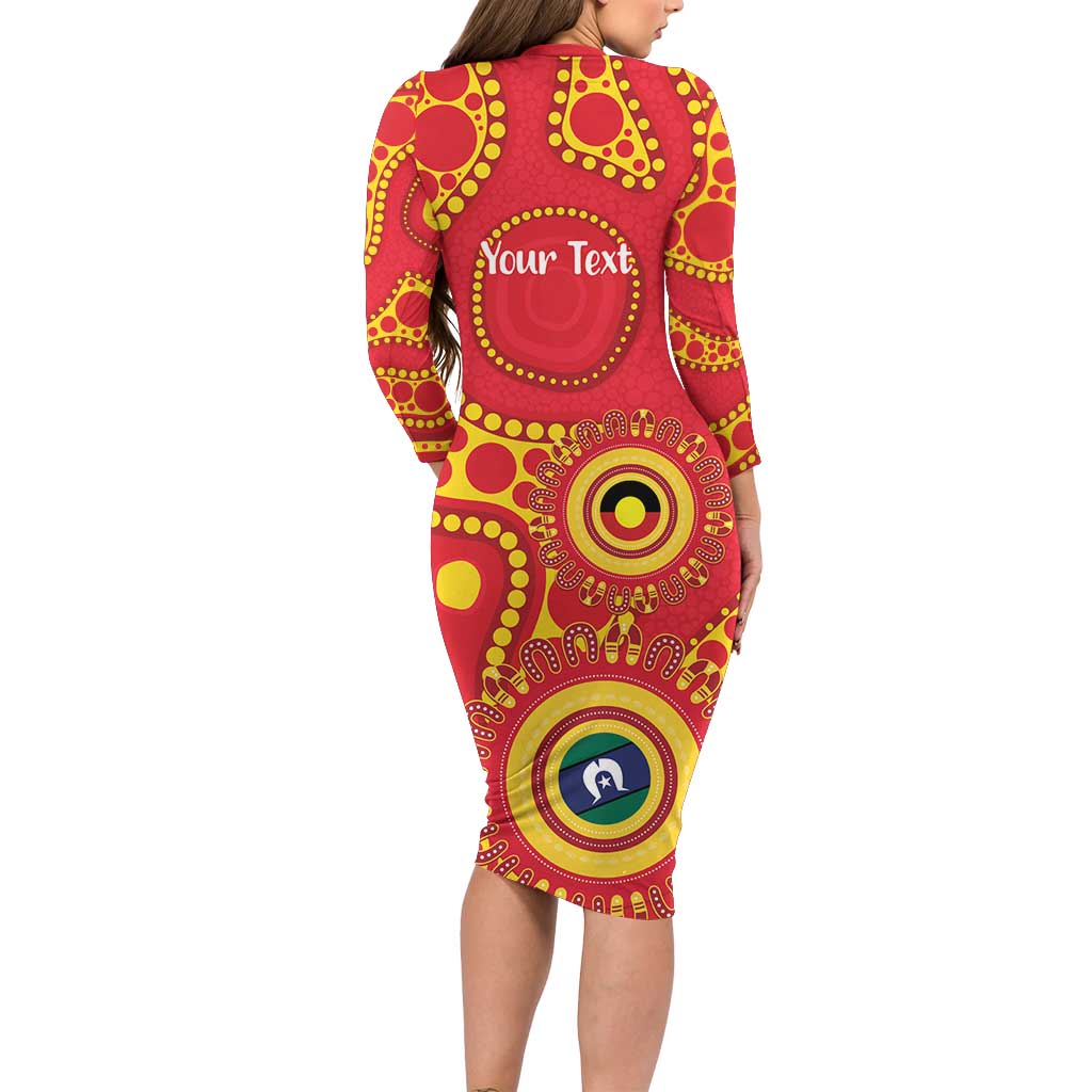 Suns NAIDOC Week 2026 Personalised Family Matching Long Sleeve Bodycon Dress and Hawaiian Shirt 50 Years of Deadly Aboriginal Art