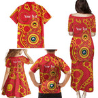 Suns NAIDOC Week 2026 Personalised Family Matching Puletasi and Hawaiian Shirt 50 Years of Deadly Aboriginal Art
