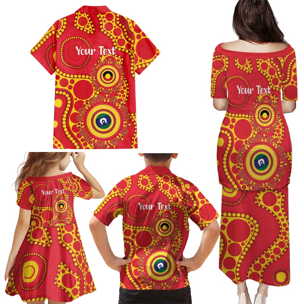 Suns NAIDOC Week 2026 Personalised Family Matching Puletasi and Hawaiian Shirt 50 Years of Deadly Aboriginal Art