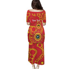 Suns NAIDOC Week 2026 Personalised Family Matching Puletasi and Hawaiian Shirt 50 Years of Deadly Aboriginal Art