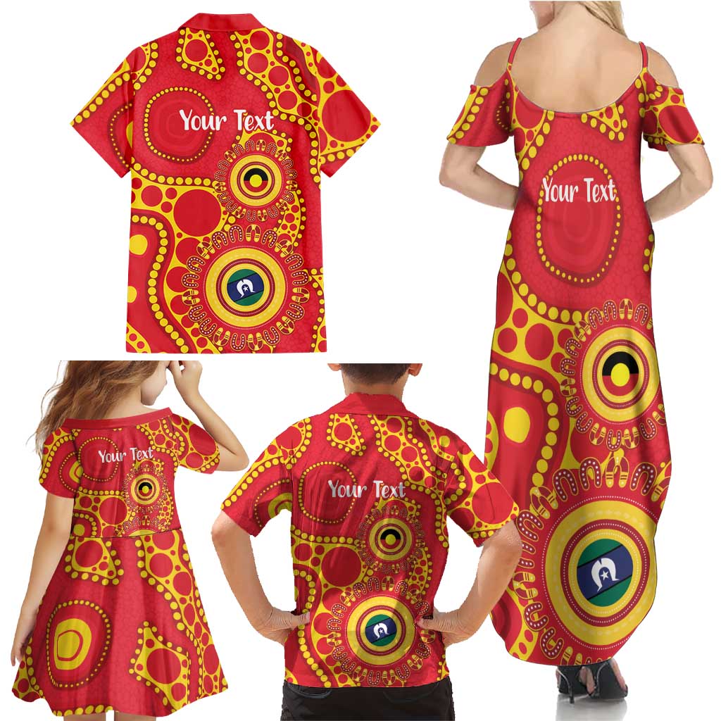 Suns NAIDOC Week 2026 Personalised Family Matching Summer Maxi Dress and Hawaiian Shirt 50 Years of Deadly Aboriginal Art
