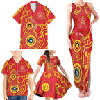 Suns NAIDOC Week 2026 Personalised Family Matching Tank Maxi Dress and Hawaiian Shirt 50 Years of Deadly Aboriginal Art