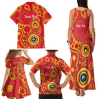 Suns NAIDOC Week 2026 Personalised Family Matching Tank Maxi Dress and Hawaiian Shirt 50 Years of Deadly Aboriginal Art