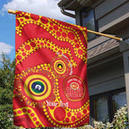 Suns NAIDOC Week 2026 Personalised Garden Flag 50 Years of Deadly Aboriginal Art
