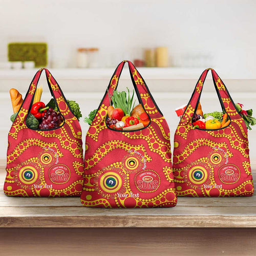 Suns NAIDOC Week 2026 Personalised Grocery Bag 50 Years of Deadly Aboriginal Art