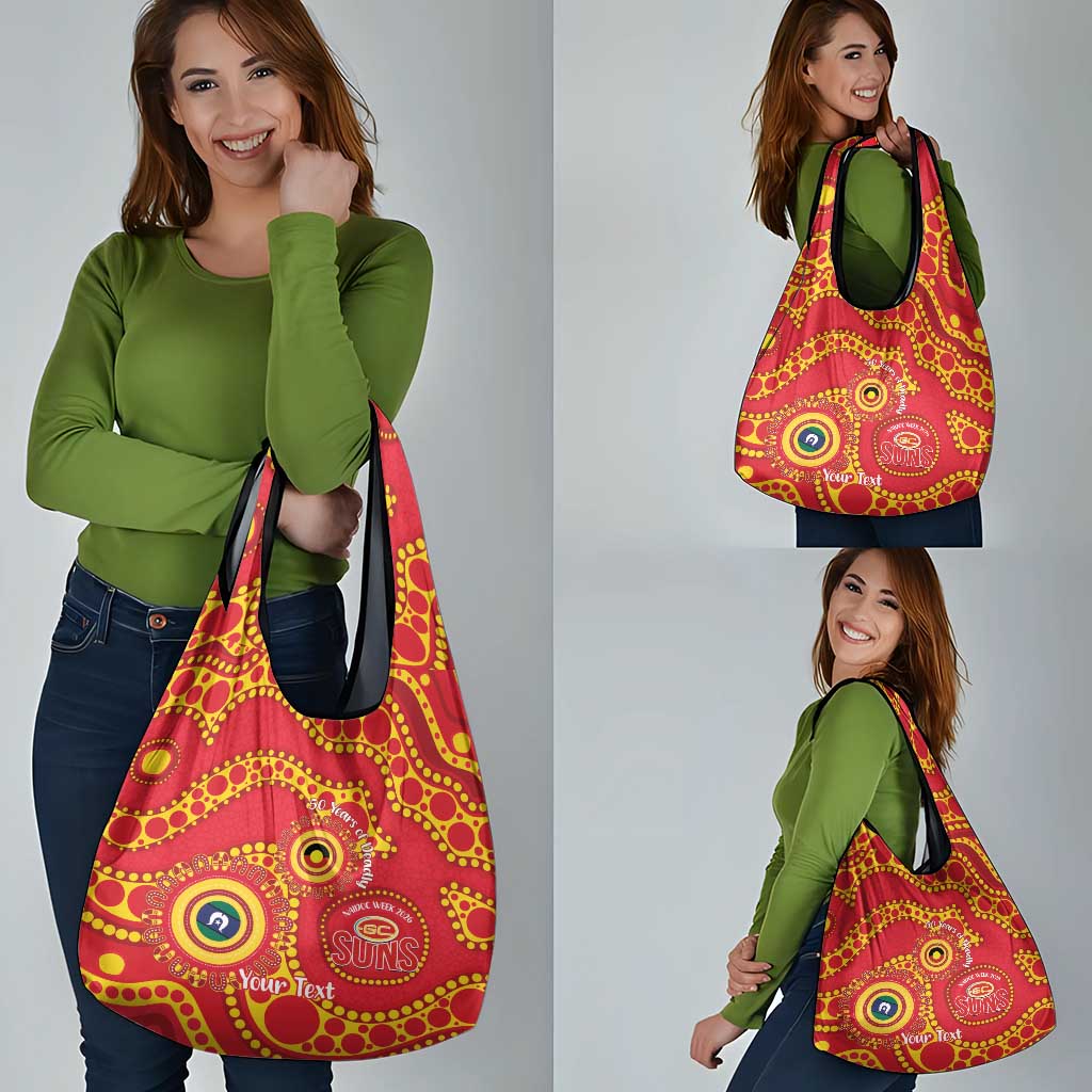 Suns NAIDOC Week 2026 Personalised Grocery Bag 50 Years of Deadly Aboriginal Art