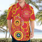 Suns NAIDOC Week 2026 Personalised Hawaiian Shirt 50 Years of Deadly Aboriginal Art