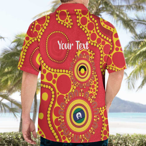 Suns NAIDOC Week 2026 Personalised Hawaiian Shirt 50 Years of Deadly Aboriginal Art