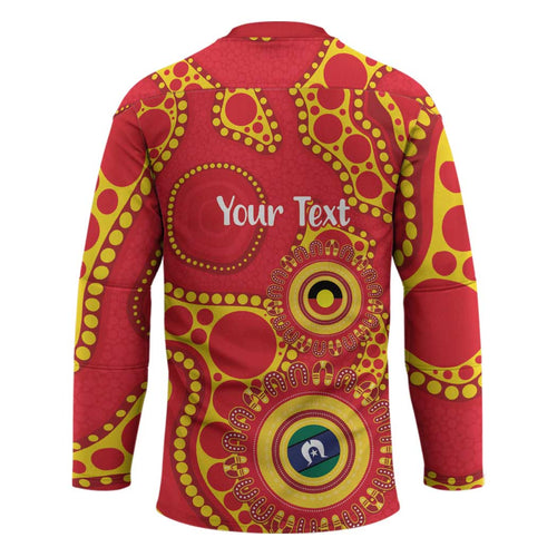 Suns NAIDOC Week 2026 Personalised Hockey Jersey 50 Years of Deadly Aboriginal Art