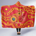 Suns NAIDOC Week 2026 Personalised Hooded Blanket 50 Years of Deadly Aboriginal Art