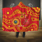 Suns NAIDOC Week 2026 Personalised Hooded Blanket 50 Years of Deadly Aboriginal Art