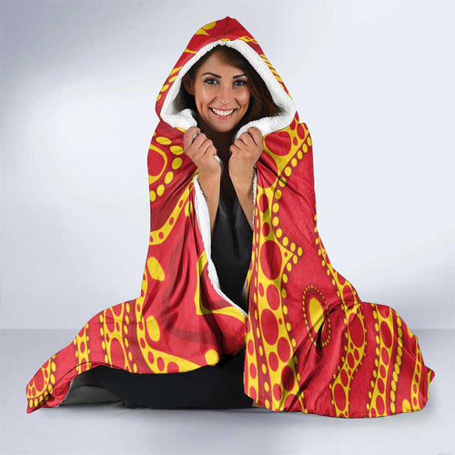 Suns NAIDOC Week 2026 Personalised Hooded Blanket 50 Years of Deadly Aboriginal Art