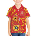 Suns NAIDOC Week 2026 Personalised Kid Hawaiian Shirt 50 Years of Deadly Aboriginal Art
