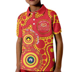 Suns NAIDOC Week 2026 Personalised Kid Polo Shirt 50 Years of Deadly Aboriginal Art